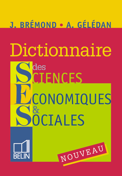 Picture of Dictionnaire des Sciences Économiques et Sociales