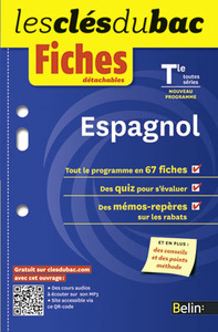Image de CLES DU BAC FICHES ESPAGNOL TERM