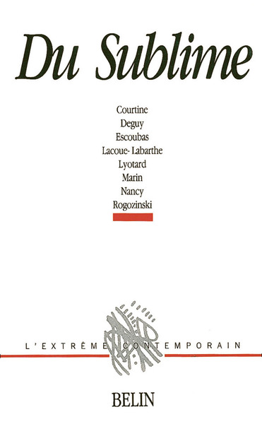 Picture of Du Sublime