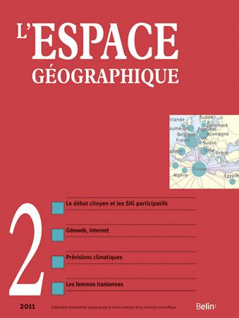Picture of L'Espace géographique 2011-2