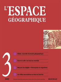 Picture of L'espace Géographique N°3