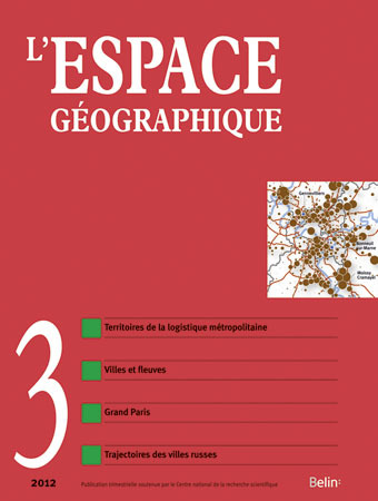 Image de L'Espace géographique  2012-3