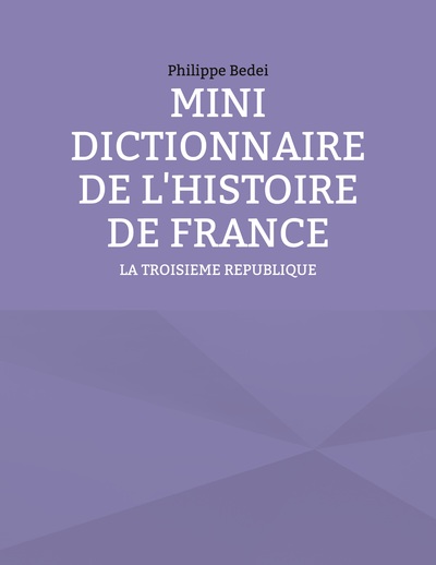 Picture of MINI DICTIONNAIRE DE L'HISTOIRE DE FRANCE