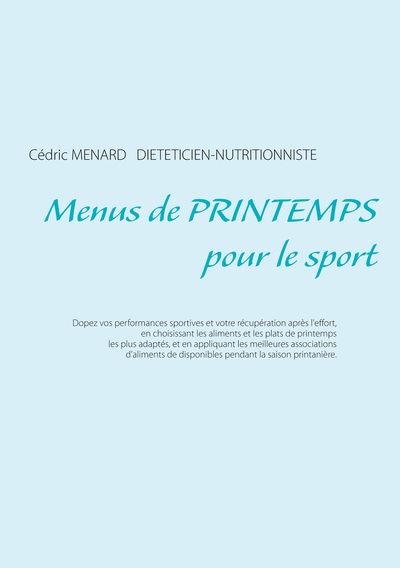 Image de Menus de printemps pour le sport