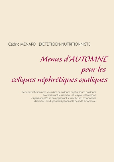 Image de Menus d'automne pour les coliques néphrétiques oxaliques