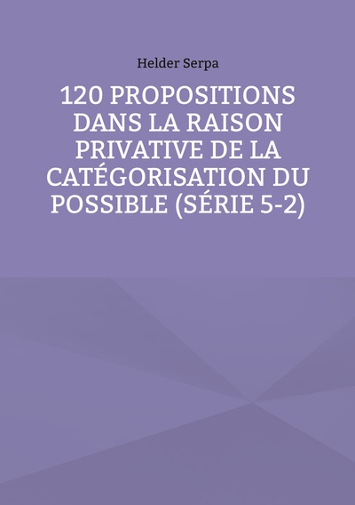 Image de 120 Propositions dans la Raison Privative de la Catégorisation du Possible (Série 5-2)