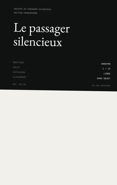 Image de Le passager silencieux