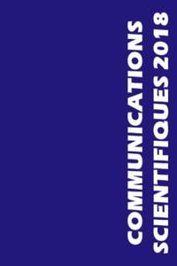Image de COMMUNICATIONS SCIENTIFIQUES MAPAR 2018