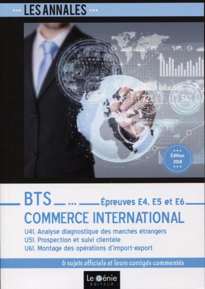 Picture of BTS Commerce international - Épreuves E4, E5 et E6
