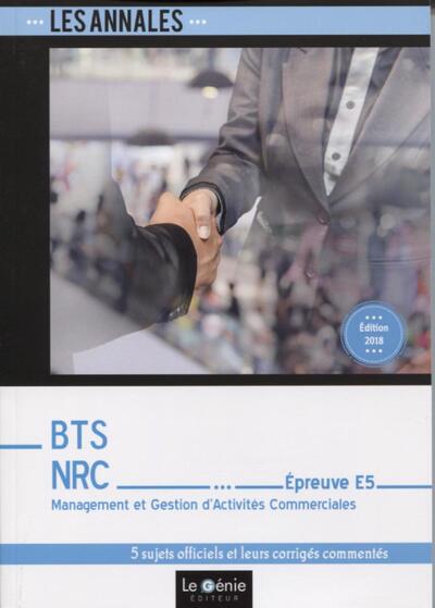 Picture of BTS NRC - Épreuve E5