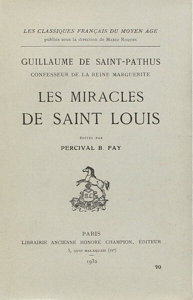 Image de Les Miracles de Saint-Louis (1931)