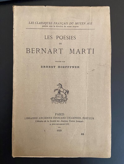 Picture of Les Poésies (1929)