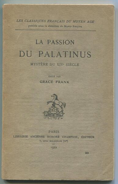 Picture of Passion du Palatinus (1922)