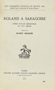 Picture of Roland à Saragosse (1956)