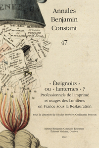 Picture of Annales Benjamin Constant 47 - 2022