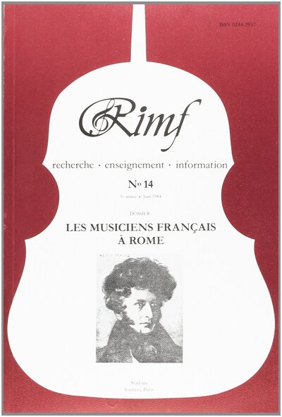 Picture of Revue Internationale de Musique Française (RIMF). Numéro 14