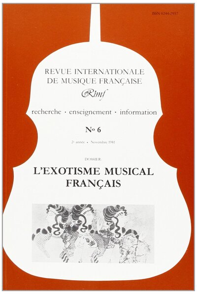 Picture of Revue Internationale de Musique Française (RIMF) Numéro 6