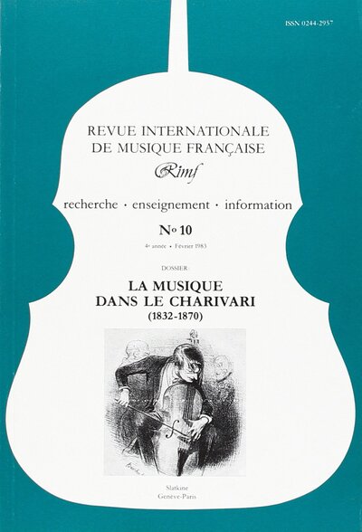 Picture of Revue Internationale de Musique Française (RIMF) Numéro 10