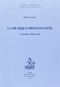 Picture of La musique protestante en langue allemande