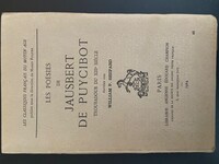 Picture of Les Poésies de Jausbert de Puycibot, Troubadour Du XIIIe Siècle (1924)