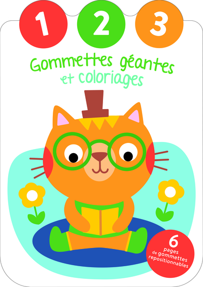 Picture of Le chat - Gommettes géantes et coloriages