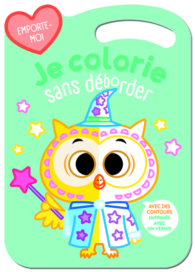 Image de Le hibou Je colorie sans déborder
