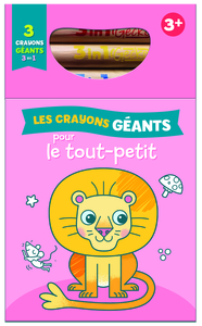 Picture of Le lion 3+ crayons géants magiques
