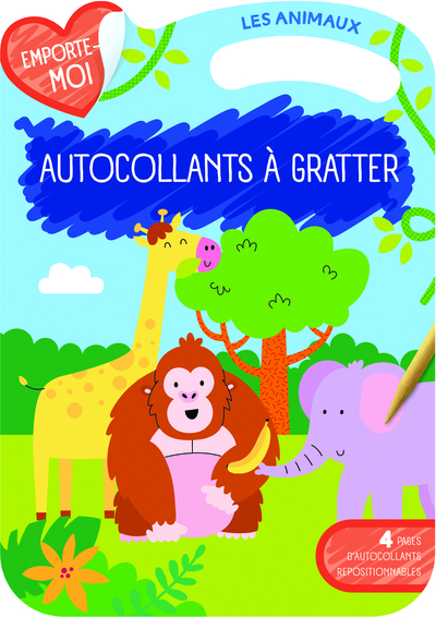 Image de Les animaux autocollants à gratter
