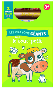 Picture of La vache 3+ crayons géants magiques