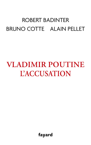 Picture of Vladimir Poutine, l'accusation