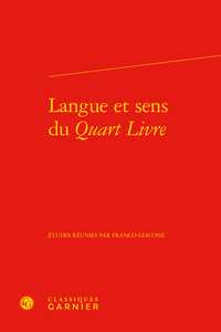 Image de Langue et sens du Quart Livre