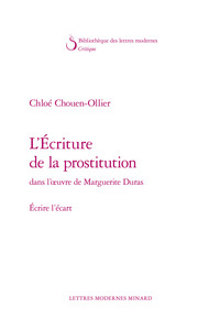 Image de L'Écriture de la prostitution