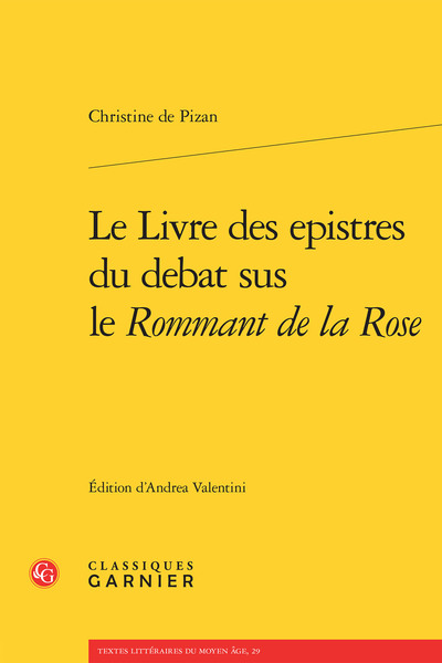 Picture of Le Livre des epistres du debat sus le Rommant de la Rose