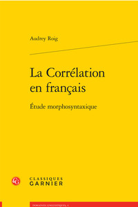 Picture of La Corrélation en français