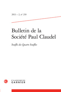 Image de Bulletin de la Société Paul Claudel