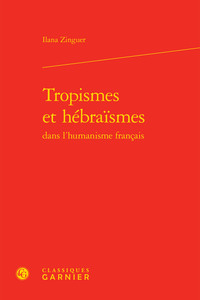 Image de Tropismes et hébraïsmes