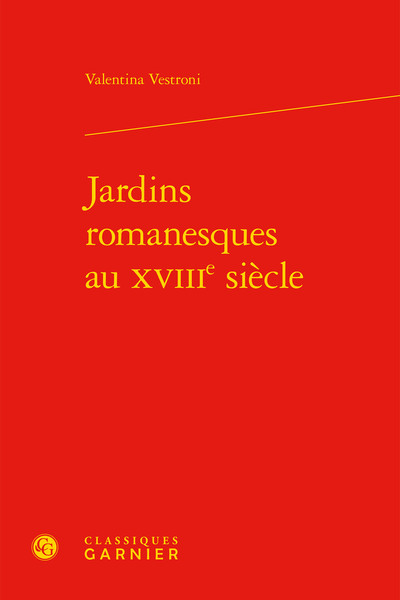 Image de Jardins romanesques au XVIIIe siècle