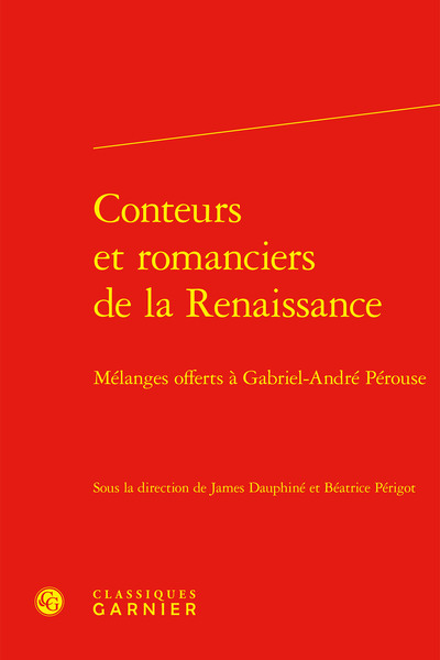 Picture of Conteurs et romanciers de la Renaissance