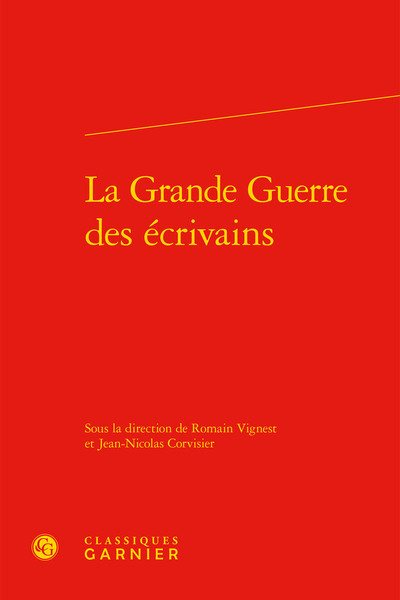Image de La Grande Guerre des écrivains : études