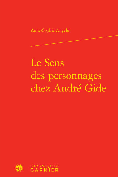 Image de Le Sens des personnages chez André Gide