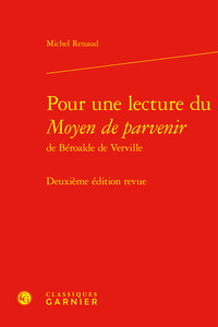 Picture of Pour une lecture du Moyen de parvenir