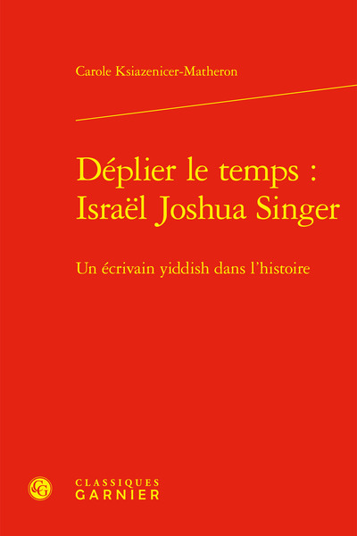 Picture of Déplier le temps : Israël Joshua Singer