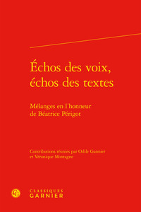 Image de Échos des voix, échos des textes