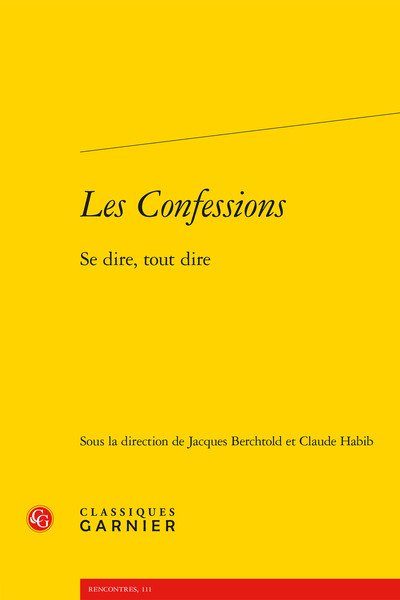 Image de Les Confessions