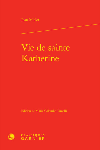 Picture of Vie de sainte Katherine