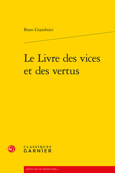 Picture of Le Livre des vices et des vertus