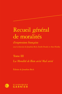 Image de Recueil général de moralités