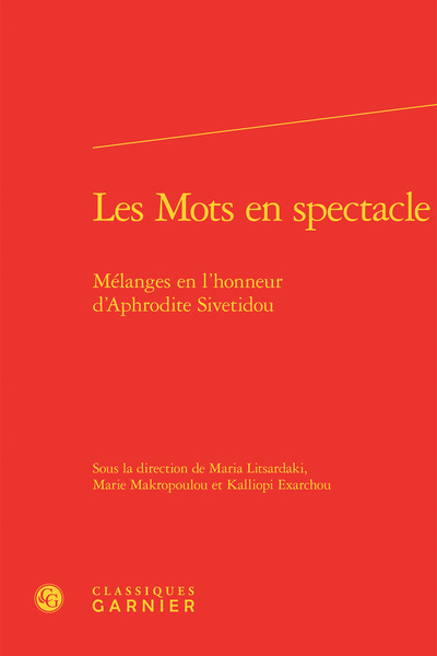 Image de Les Mots en spectacle