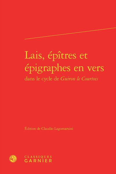 Picture of Lais, épîtres et épigraphes en vers