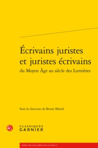 Image de Écrivains juristes et juristes écrivains